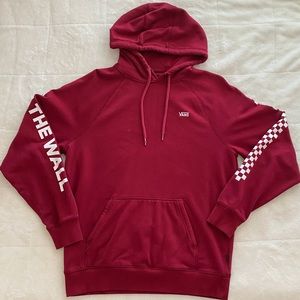 Vans Hoodie, Maroon Color